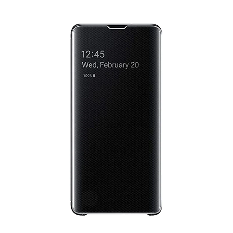 Original Samsung Clear View Cover For Samsung Galaxy S10+ Galaxy S10Plus Mode (EF-ZG975) Flip Case Mirror Cover