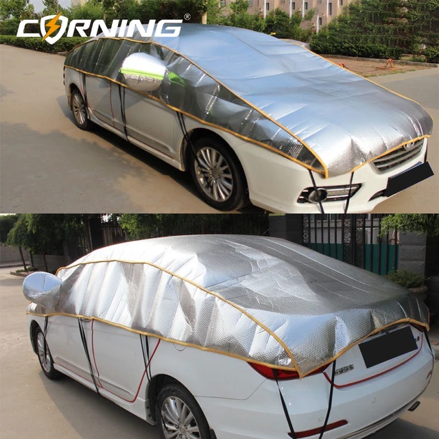 Housse voiture bache voiture extérieur Demi-Juste Universelle de Voiture,  Anti-Grêle, Imperméable, Pare-Soleil Extérieur, Auvent, Protection UV,  Anti-Poussière - AliExpress