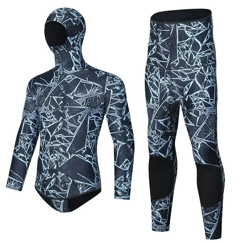 Diving Suits 3mm Split Long Sleeved Cold Resistant and Warm Elastic