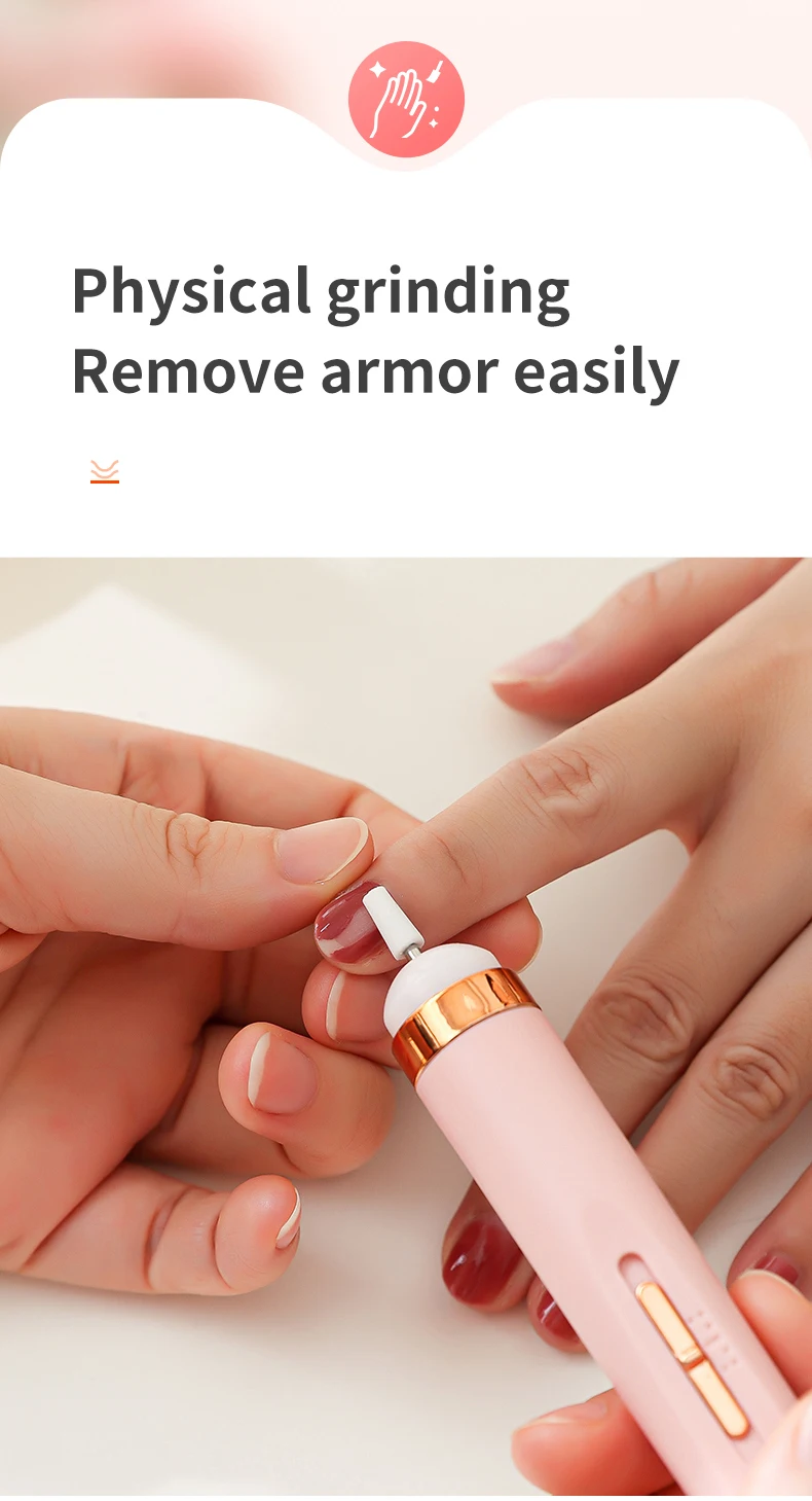 Portable Waterproof Electric Grinder USB Rechargeable Adjustable Speed Pedicure Tool Dead Skin Callus Remover For Foot_voghion.com