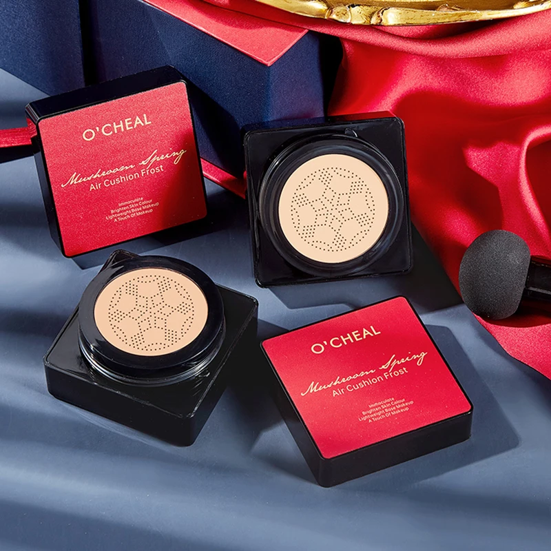 OCHEAL Mushroom Head BB Cream Foundation Cream for Face Makeup Concealer Cushion for Face Base Cream Makeup Cushion Compact 4 OCHEAL Mushroom Head BB Cream Foundation Cream for Face Makeup Concealer Cushion for Face Base Cream Makeup Cushion Compact 4