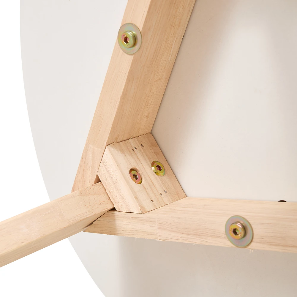 【Breeins】2-Tier Round Wooden Coffee Side Table