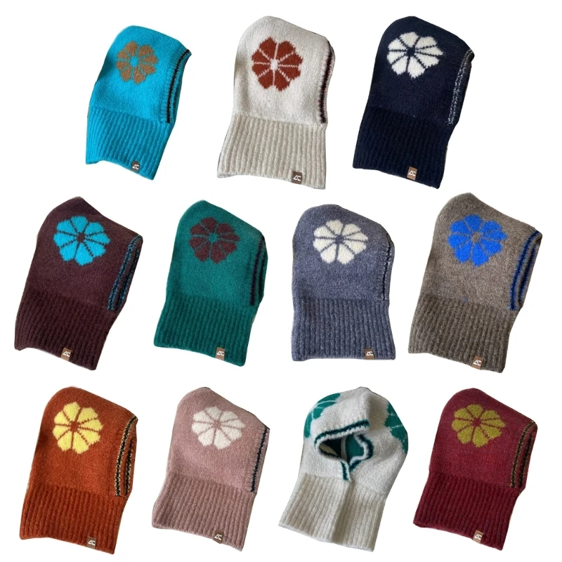 

Soft Knitting Hat Female Shawl Hat Warm Beanie Windproof Sport Activity