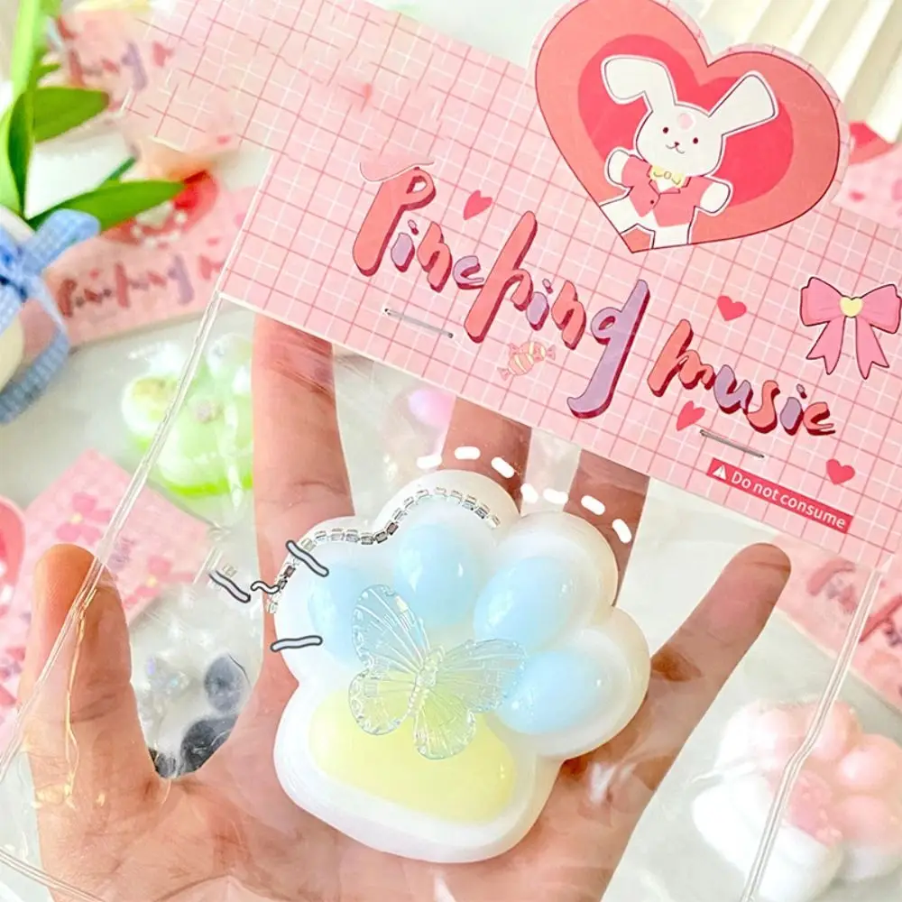 New Sticky Squeeze Cat Paw Toys Soft Squeeze Toy Pinching Cat Paw Decompressing Toy Abreact Relief Relax Relief Relax Toys 4