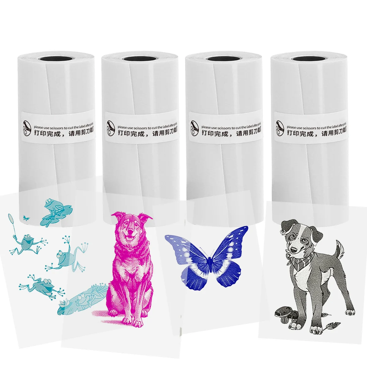 4 Color On Clear mix