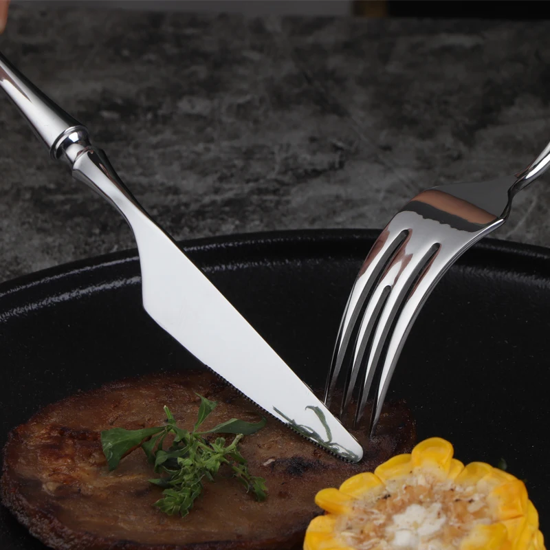 Cutlery Set 24pcs 304 Stainless Steel Western Style