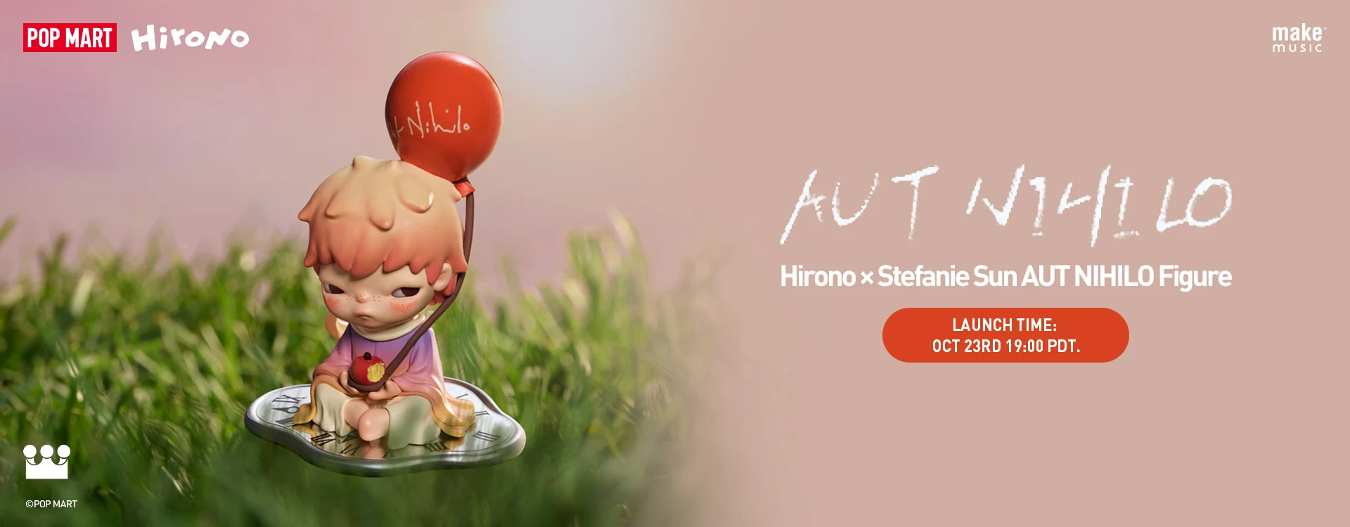 新品Hirono × Stefanie Sun AUT NIHILO フィギュア Hirono × Stefanie Sun AUT NIHILO Figure - POP MART (United States)
