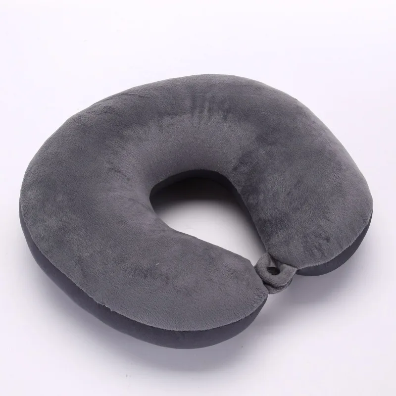 U Shaped Travel Pillow Particles Microbeads Neck Car Plane Pillows Soft Cushion Home Outdoor Textile Stock Home & GardenPillow 3