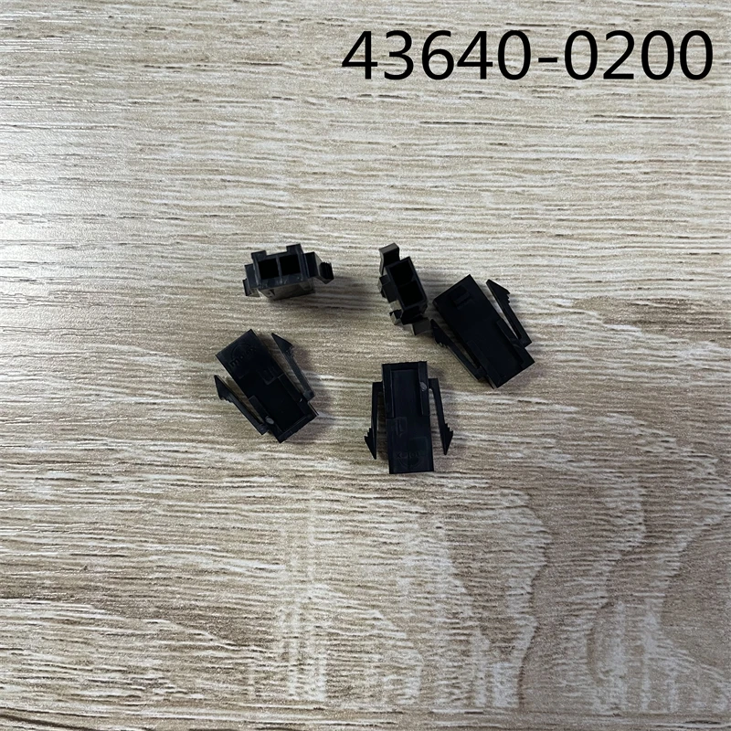 10Pcs/Lot New Original 43640-0200 0436400200 Spacing 3.00mm 2pin Micro-Fit 3.0 Connector Rubber Shell Female Socket