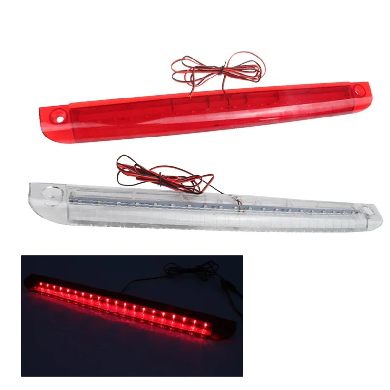 Car LED High Mount Stop Light Tail Light Third 3RD Brake Stop Rear Tail Light 12V Red Car Motorcycles Replacement Accessories