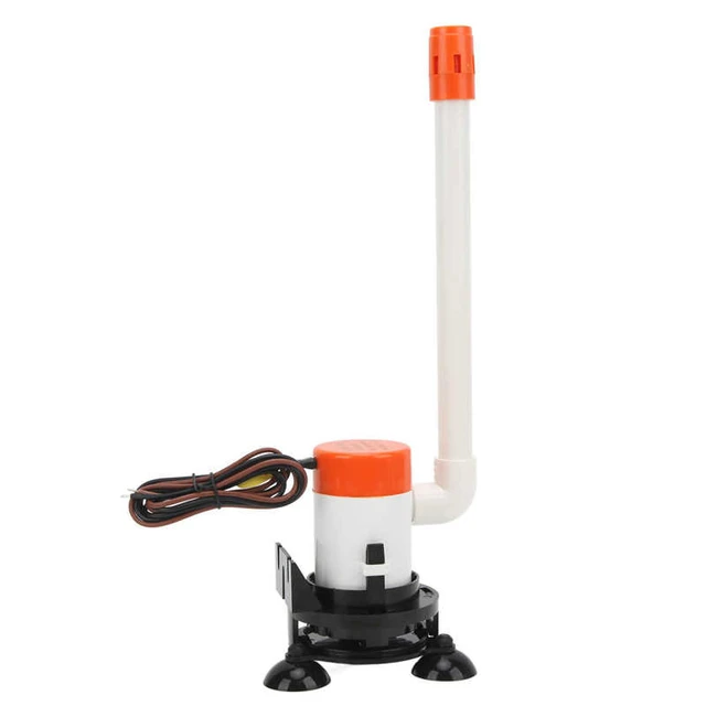 Livewell Pump Foam Filter System Adjustable Flow Portable Boat