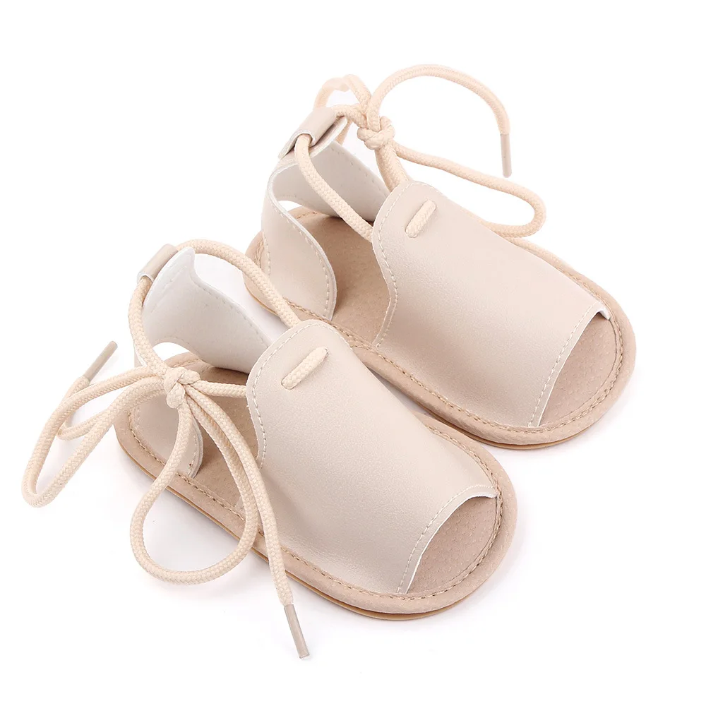 Fashion Infant Boys Shoes for Summer 1 Year Infantil Girl Sandalens Newborn Footwear Toddler Rubber Sole Sandals Baby Items Gift