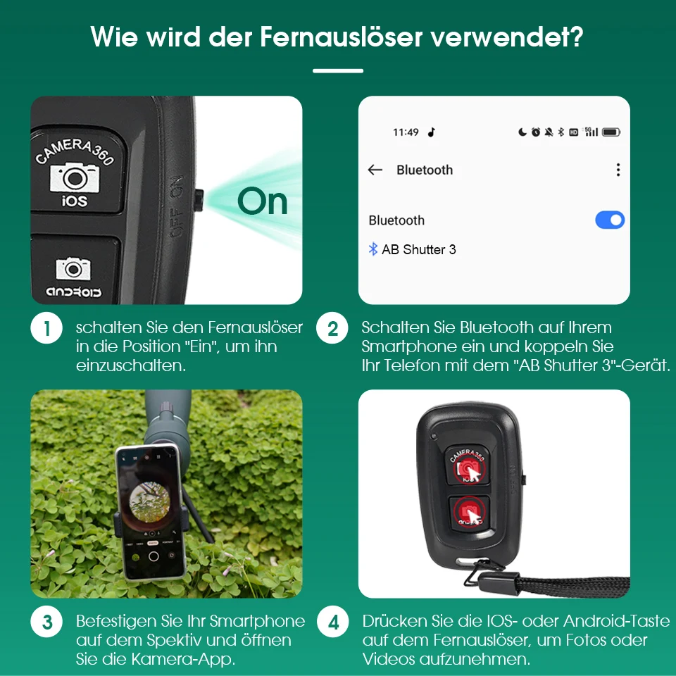 „SVBONY SV28 Spektiv mit Stativ für Vogelbeobachtung“