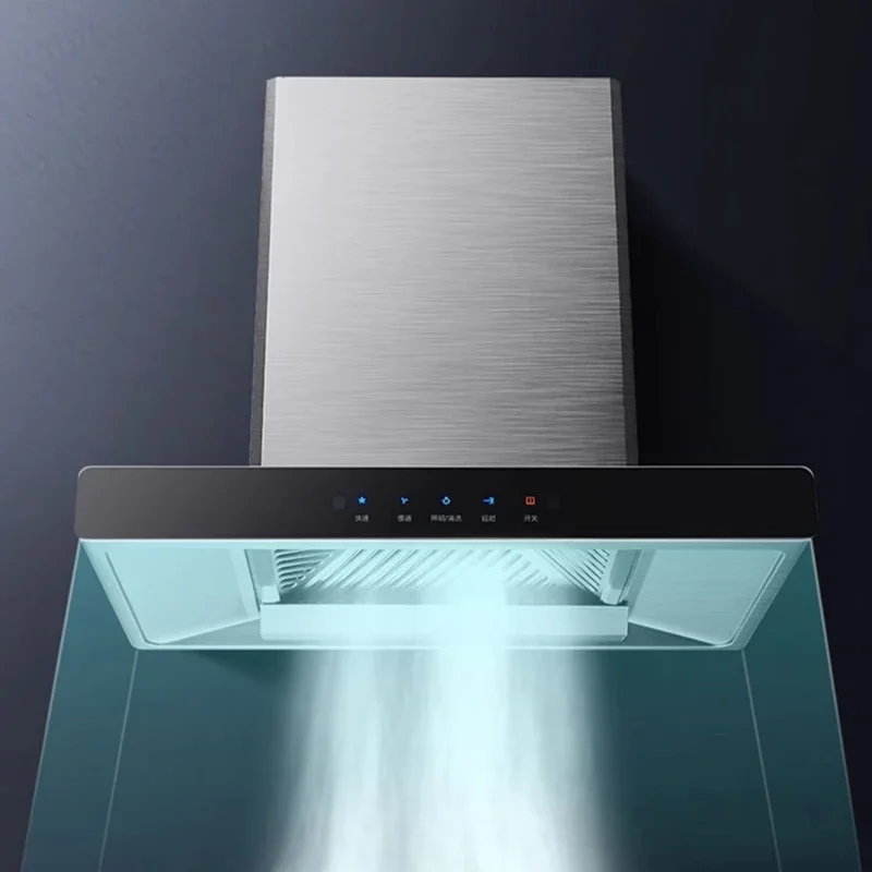 T-shape 700mm range hood smart smoke extractor hood cooker chimney exhaust range for kitchen