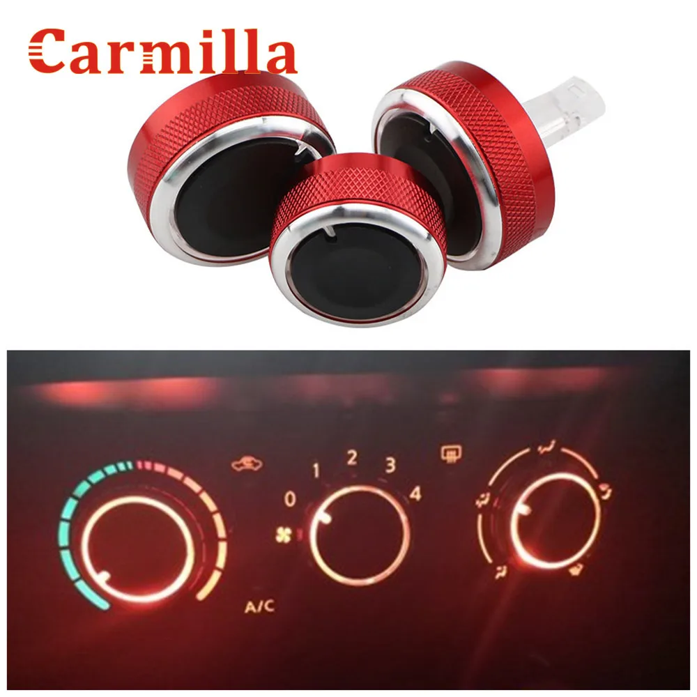 3pcssetCarStylingAirConditioningHeatControlSwitchKnobACKnob