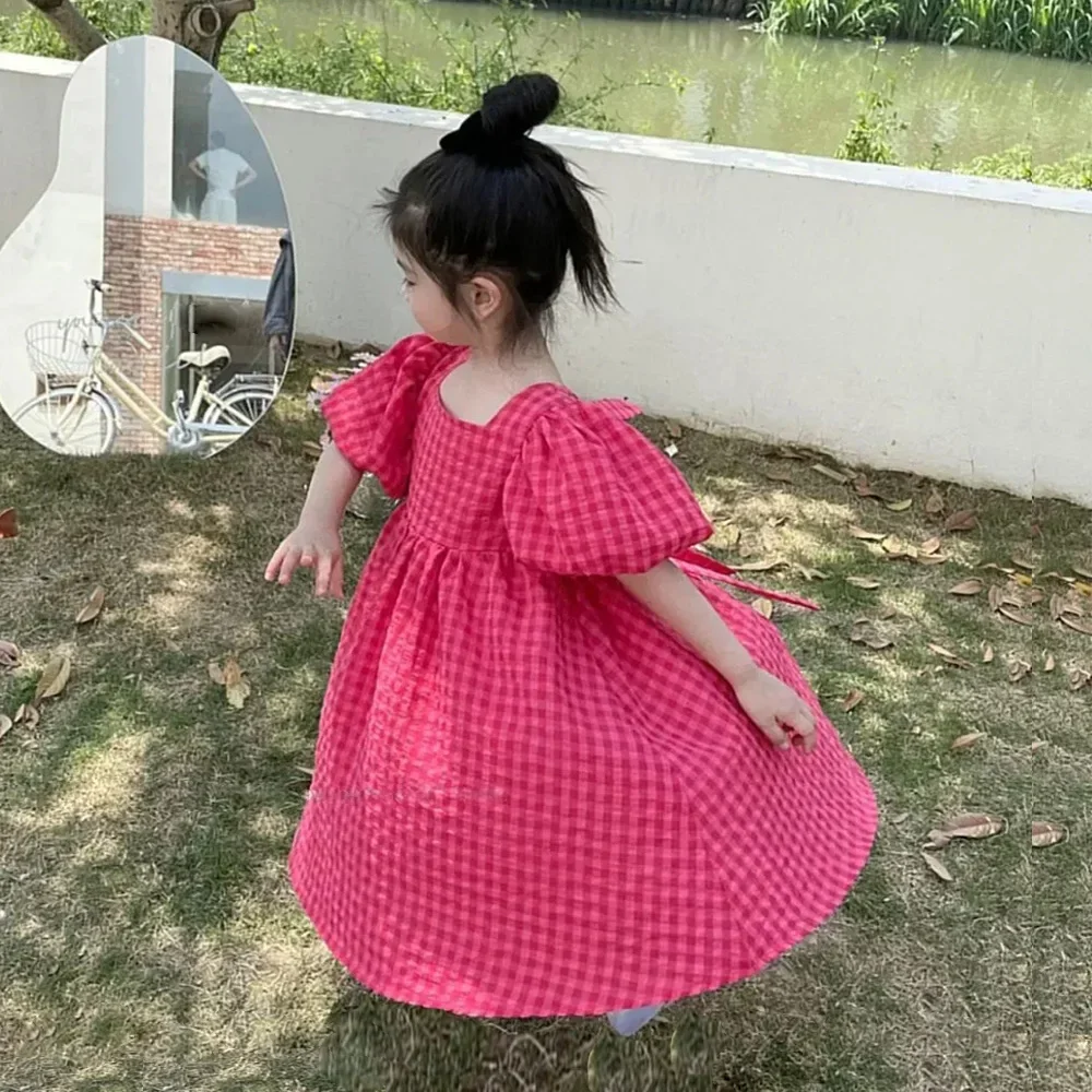 Rose Pink Plaid Bow Dress Elegant Lolita Child Big Baby Girls Dresses Midi Dress Children Dresses Teens Party Princess Sundress - AliExpress 1501 Rose Pink Plaid Bow Dress Elegant Lolita Child Big Baby Girls Dresses Midi Dress Children Dresses Teens Party Princess Sundress - AliExpress 1501