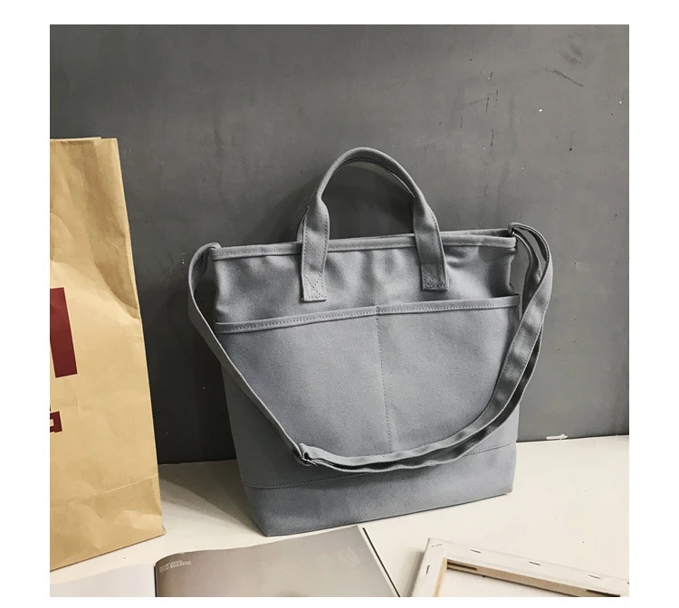 mens wallet Shopping Shoulder Bags for Women Casual Solid Handbags Female Large Capacity Ladies Canvas Shopper Messenger Woman Tote Bags best Women's Bags