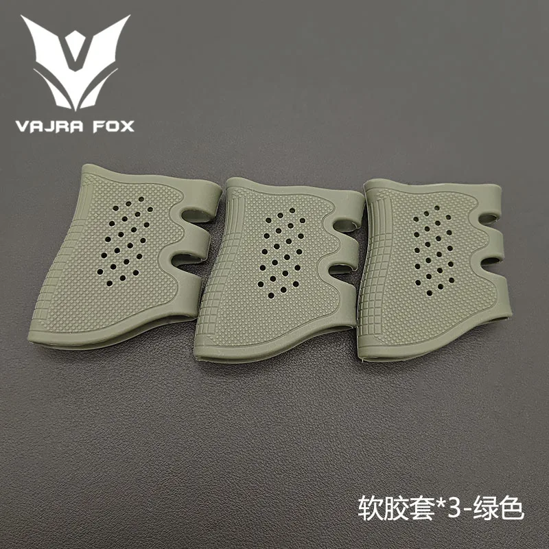 Anti Slip Tactical Handgun Rubber Grip Protect Cover Weapon Gun Universal Rubber Glove Fit Glock Pistol Handle Accessories rubber grip sleeve rubber grips gun accessories