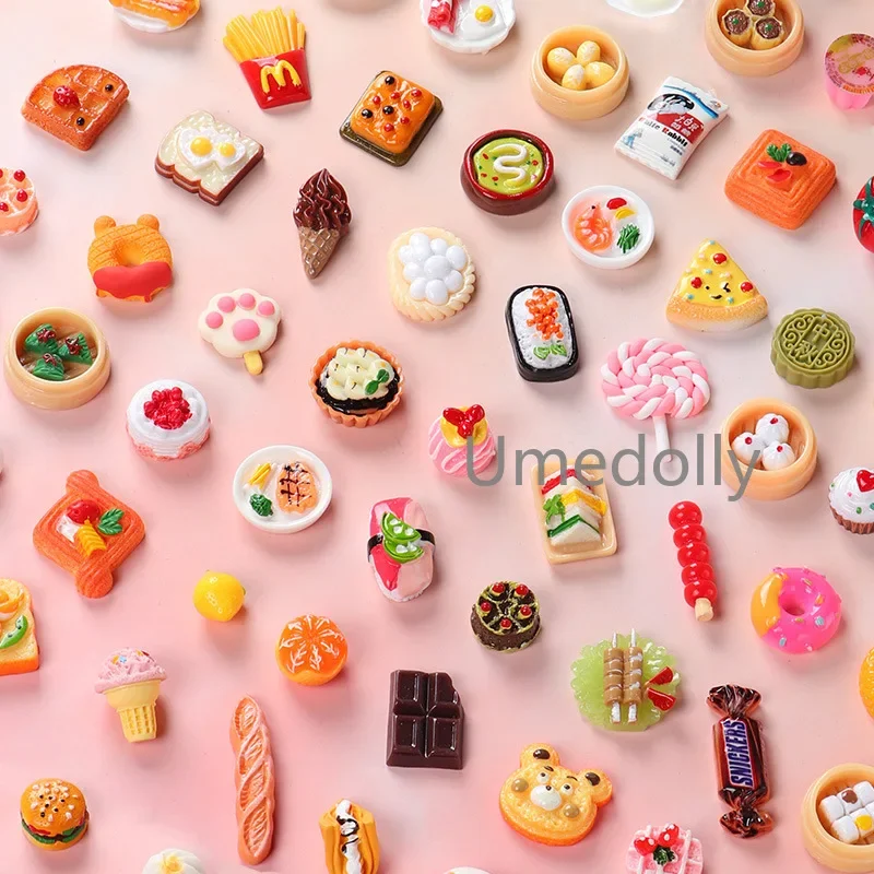 Cute New1:6 Miniature Dollhouse Supermarket Food Snacks Mini Cake Wine Drink for Blyth BJD Doll Kitchen Accessories 2