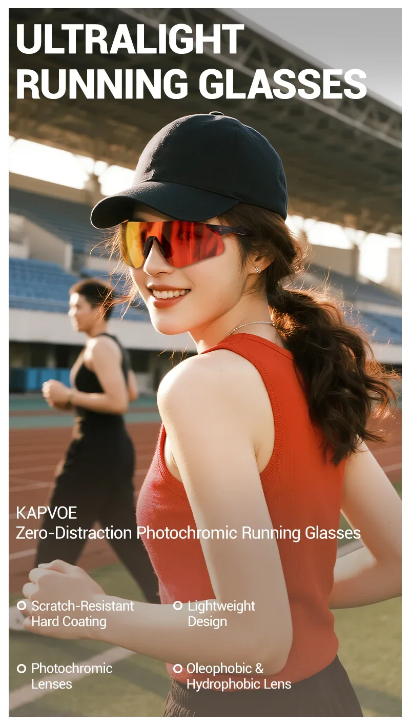 Kapvoe Neue Outdoor Wandern Reiten Winddichte Brille Männer Frauen MTB Rennrad Radfahren Gläser UV400 Schutz Sport Sonnenbrille – Detail 1