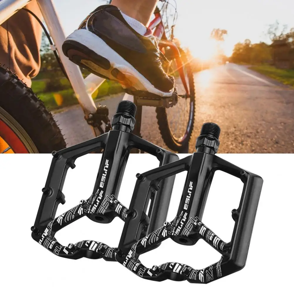 

1 Pair Bicycle Pedal Anti-skid Pedals Sealed Bearing Waterproof Ultralight Widened Tread Riding Pedals for Mountain Bike