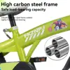 Ye FKZNPJ 16-inch Sporty Kids Bike with Training Wheels & Stand, Adjustable Saddle, Suitable for 4 - 8 Year Old Boys & Girls, Height 41 - 53 Inches, Available in Various Colors