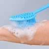 Silicone Back Scrubber,Long Handle Body Scrubber,Light&Easy-to-Hold Shower Brush For Skin Cleaning&Exfoliating With A Free Hook 4
