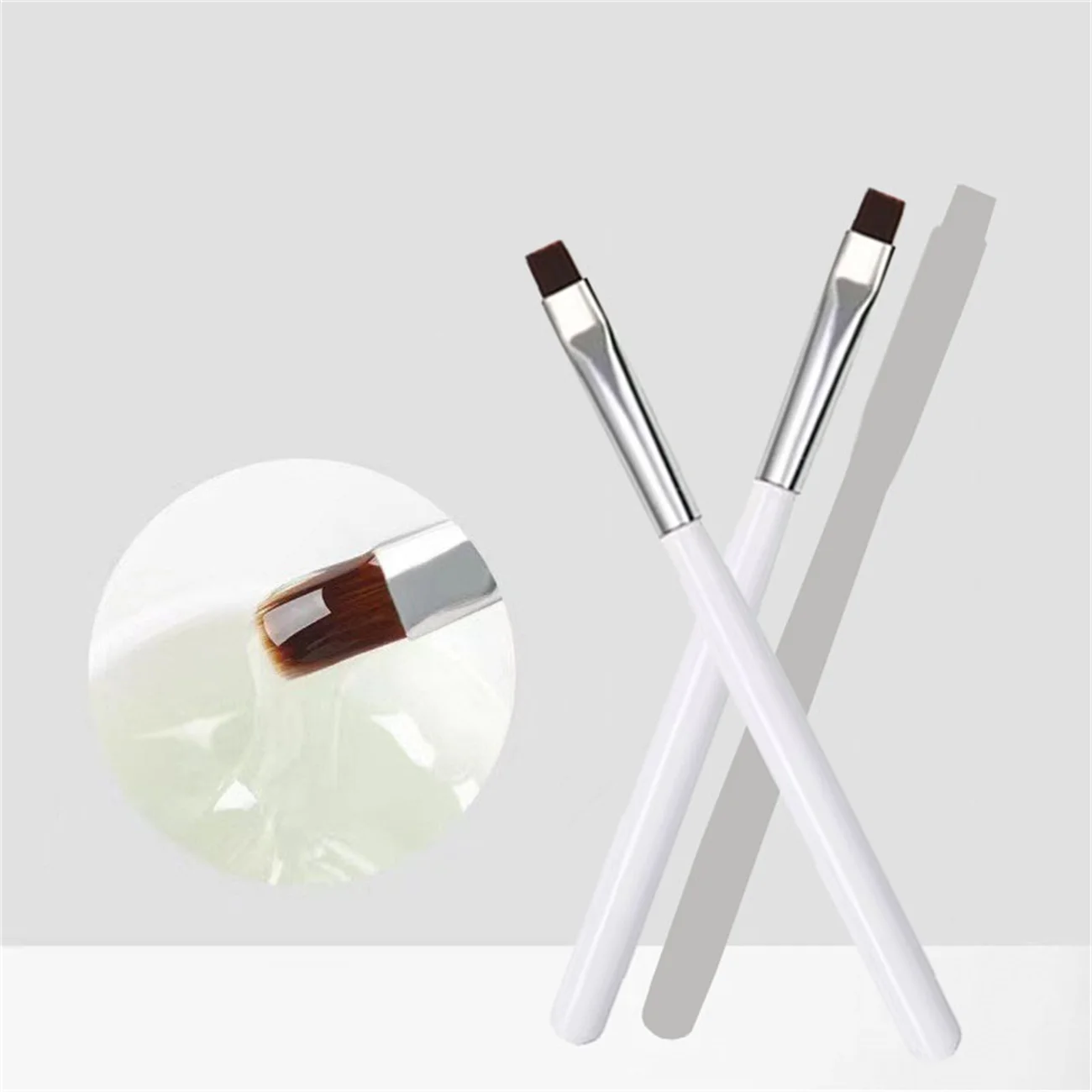Black & White Nail Art Gel Kit with Nail Care Phototherapy Pen