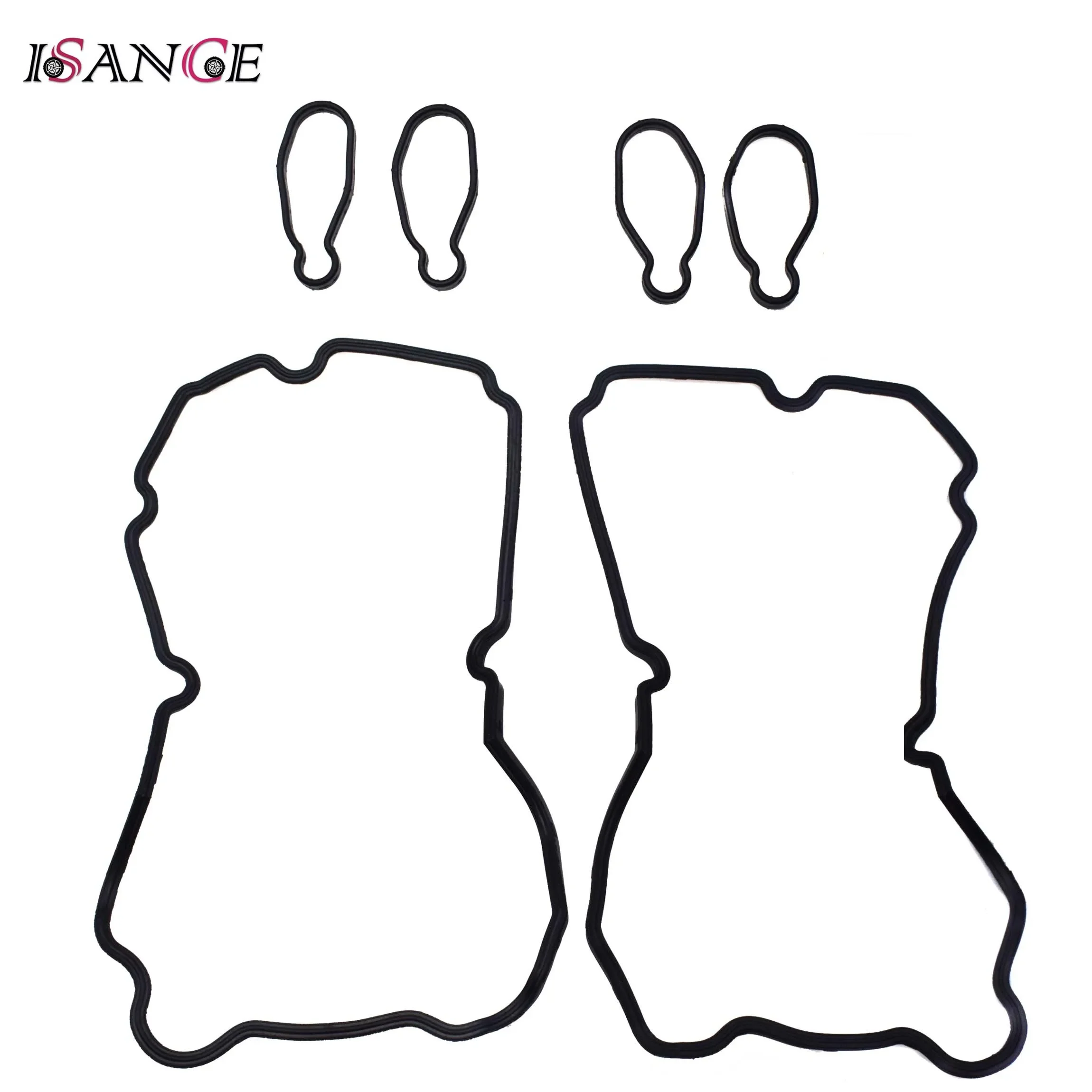 Left 13270AA190 + Right 13272AA140 Valve Cover Gasket & Spark Plug Seal For Subaru Outback Baja Forester Impreza STI WRX 2.5L rubber gasket
