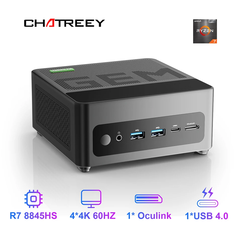 Chatreey GEM Mini PC R7 8845HS 7840HS 780M R9 6900HX 680M