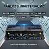 Fanless Industrial IoT Mini PC i7-5500U Windows Linux 6x COM-RS232 1x RS485 Adjustable 2x 2.5G Ethernet SIM Slot Mini PCIe Slot 2
