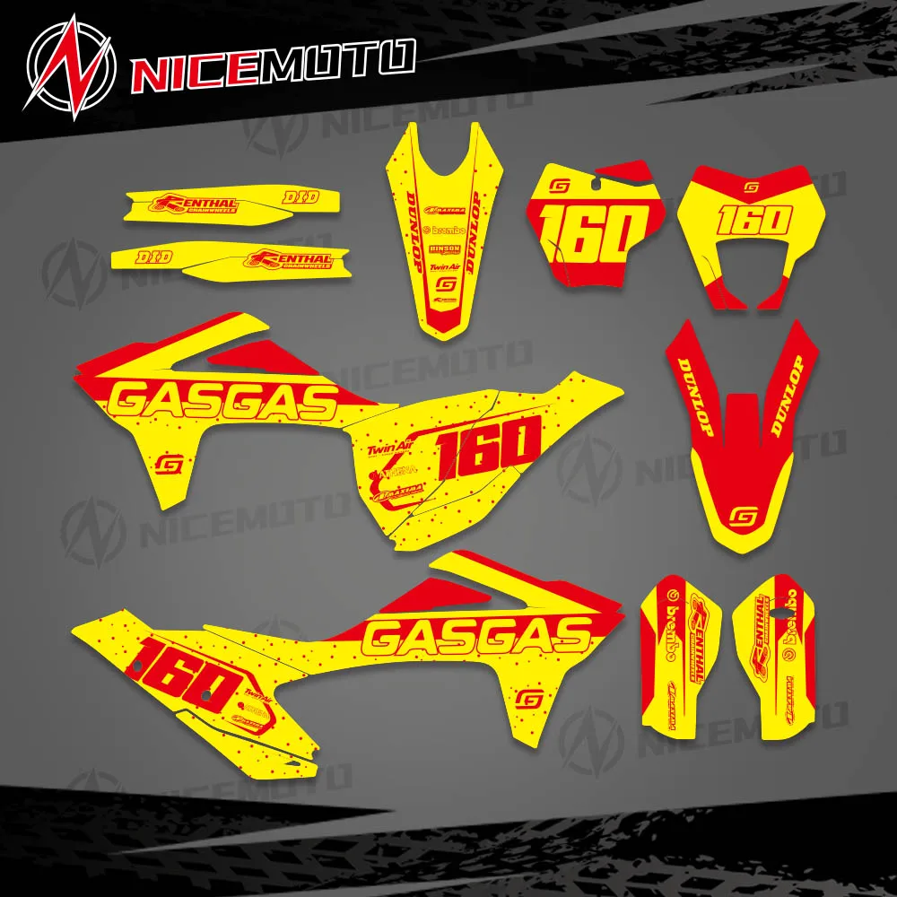 NICEMOTO Ŀ  ׷  Į, 3M ƼĿ ŰƮ, GASGAS 2021 2022 2023 EC MC