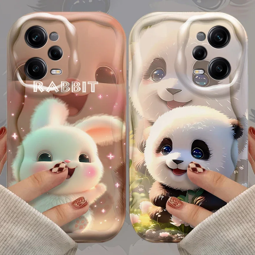 Soft Silicone Phone Case For Xiaomi Redmi 12 12C 12R 11A 13C 10 10C 10X 9 Power 9A 9C 9T 8 K70E K70 K60 K50 Pro Lucky Rabbit Dog_voghion.com