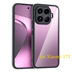 Minimalist Transparent Magnetic Acrylic Drop - Resistant Phone Case for Other (White MI 17T)