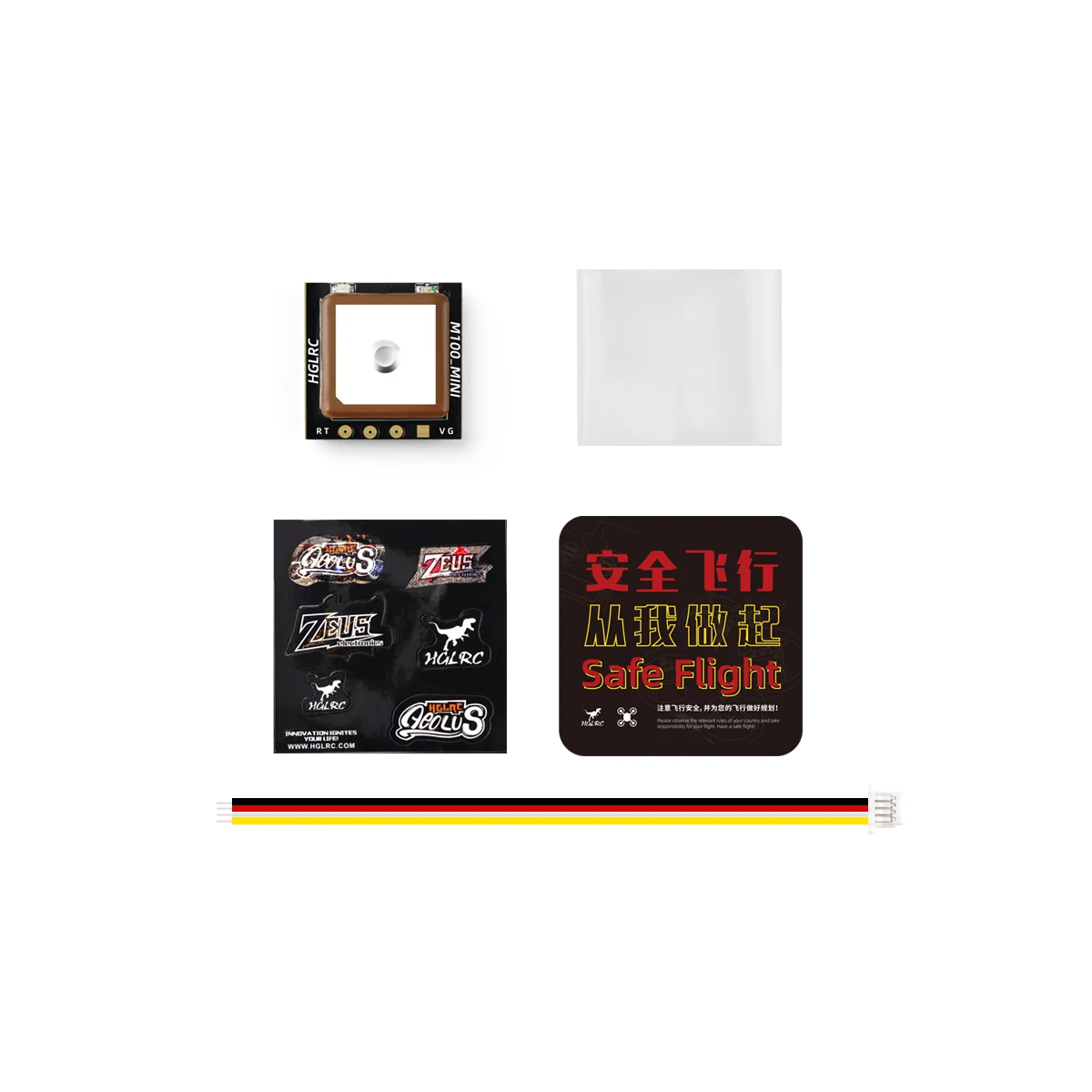 HGLRC M100 미니 GPS 10 세대 칩 3 모드 포지셔닝 3.3V-5V RC FPV 프리 스타일 드론 용 FPV 레이싱 드론 용