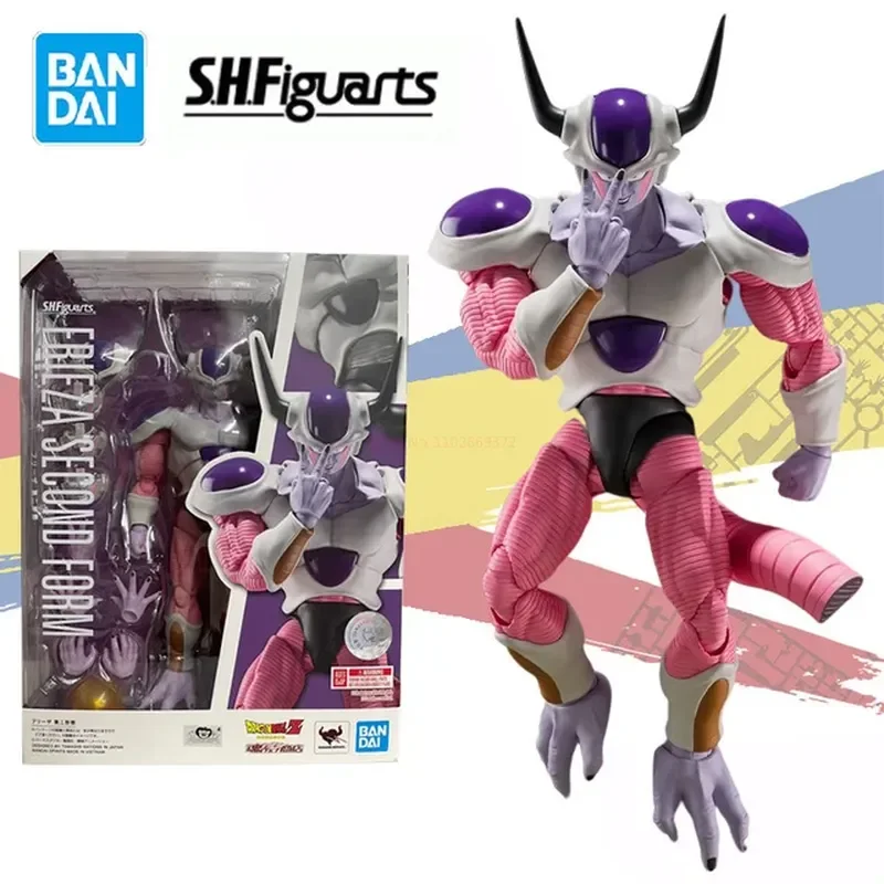 

Bandai X S.h.figuarts Shf Dragon Ball Z Figures Frieza Second Form Coora Anime Action Figure Staue Model Kit Toys Gifts