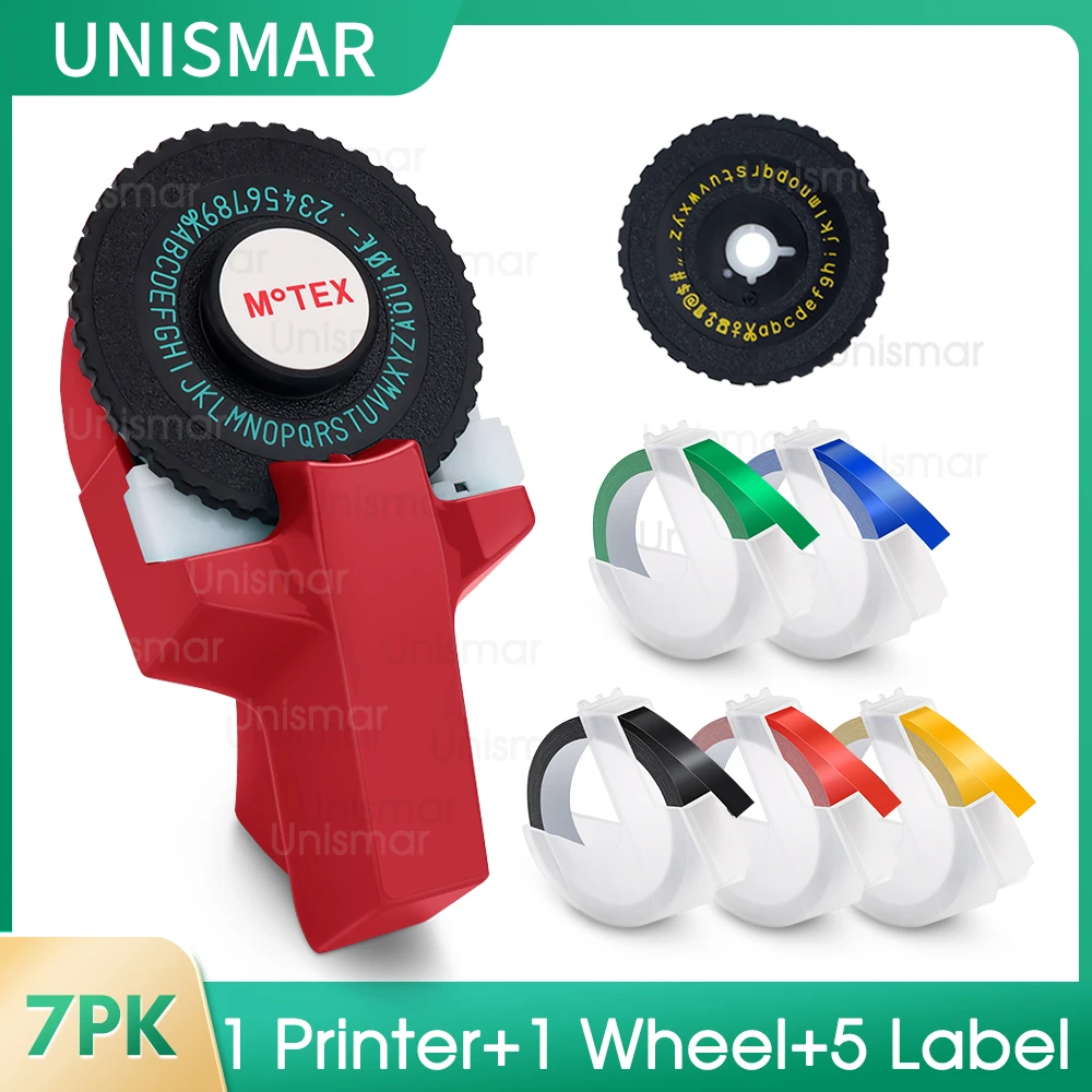 Label Printer Motex E101 Embossing Label Machine Dymo 3D ...