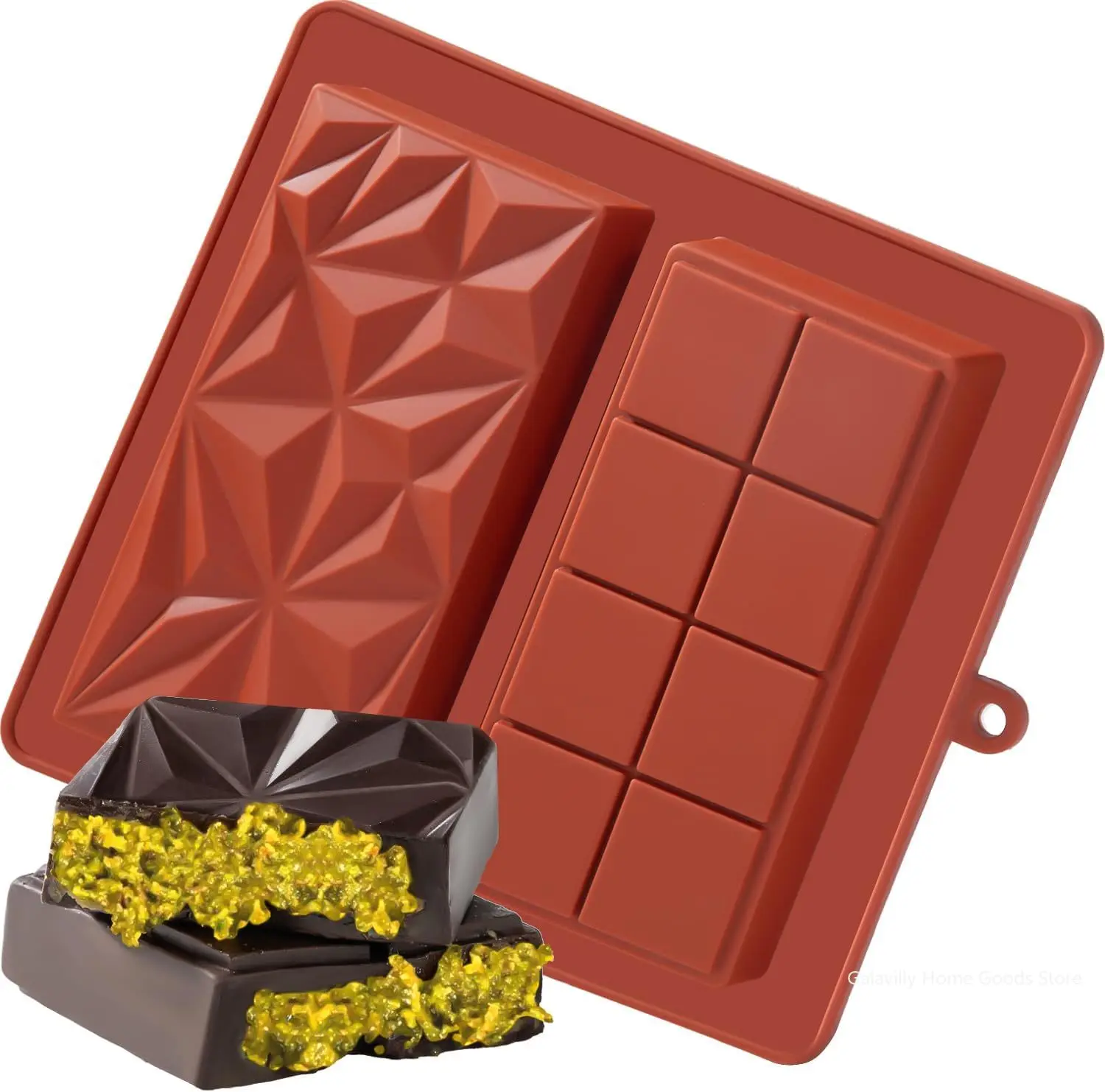 ドバイ チョコレート モールド バー ピスタチオ チョコレート