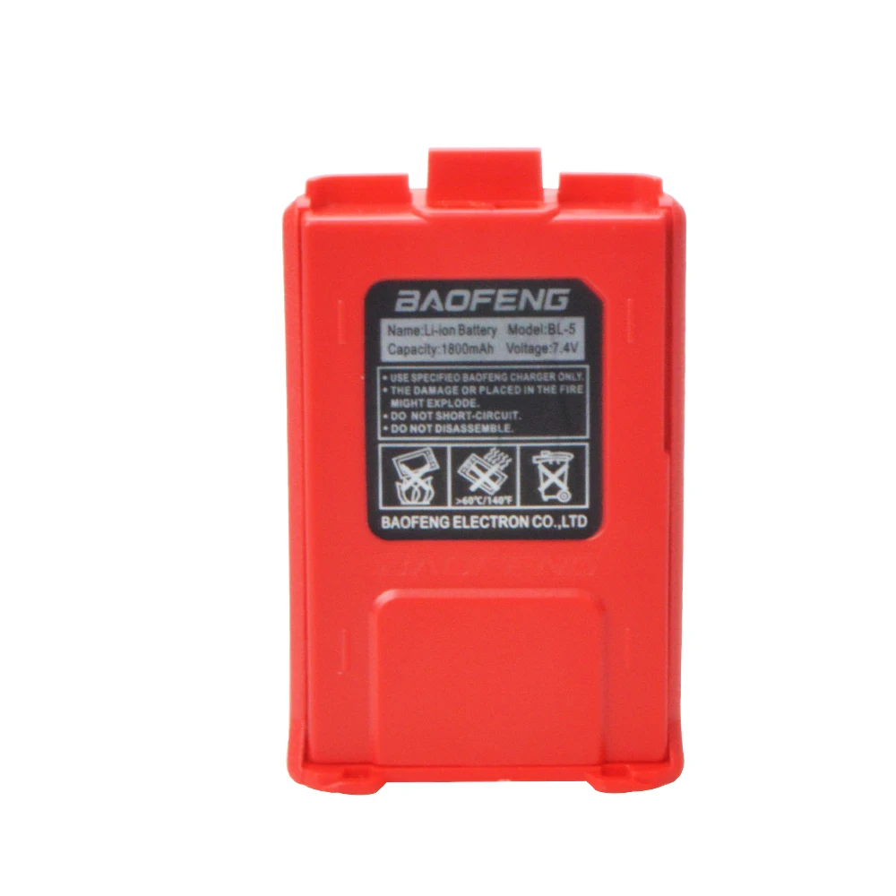 Batteria Baofeng BL-5 1800mAh 7,4V Li-ion Per Radio UV-5R, UV-5RA, UV-5RC E Simili