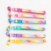 Pet Collar With Bell Cartoon Rainbow Colorful Dog Puppy Cat Accessories Kitten Collar Adjustable Bell Ring Necklace Pet 5