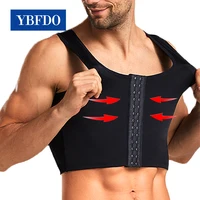 YBFDO New Men's Chest Vest Sweat Chest Bandage Tight-fitting Underwear Body Shaper Corset Chest Control Boobs Shapewear Correcto