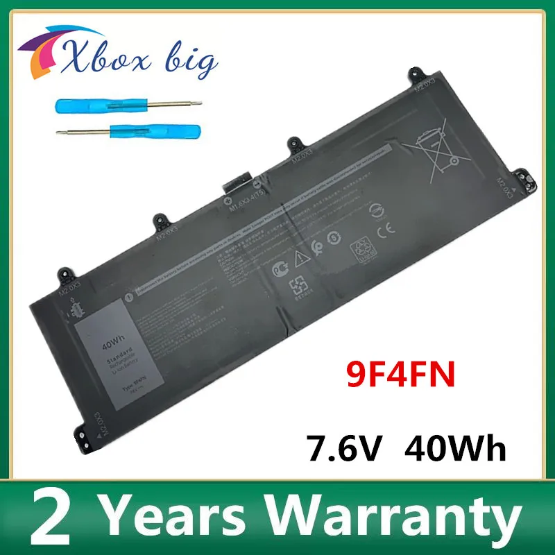 

9F4FN Laptop Battery For DELL Latitude 7320 2VKW9 tablet 2-in-1 7.6V 40Wh