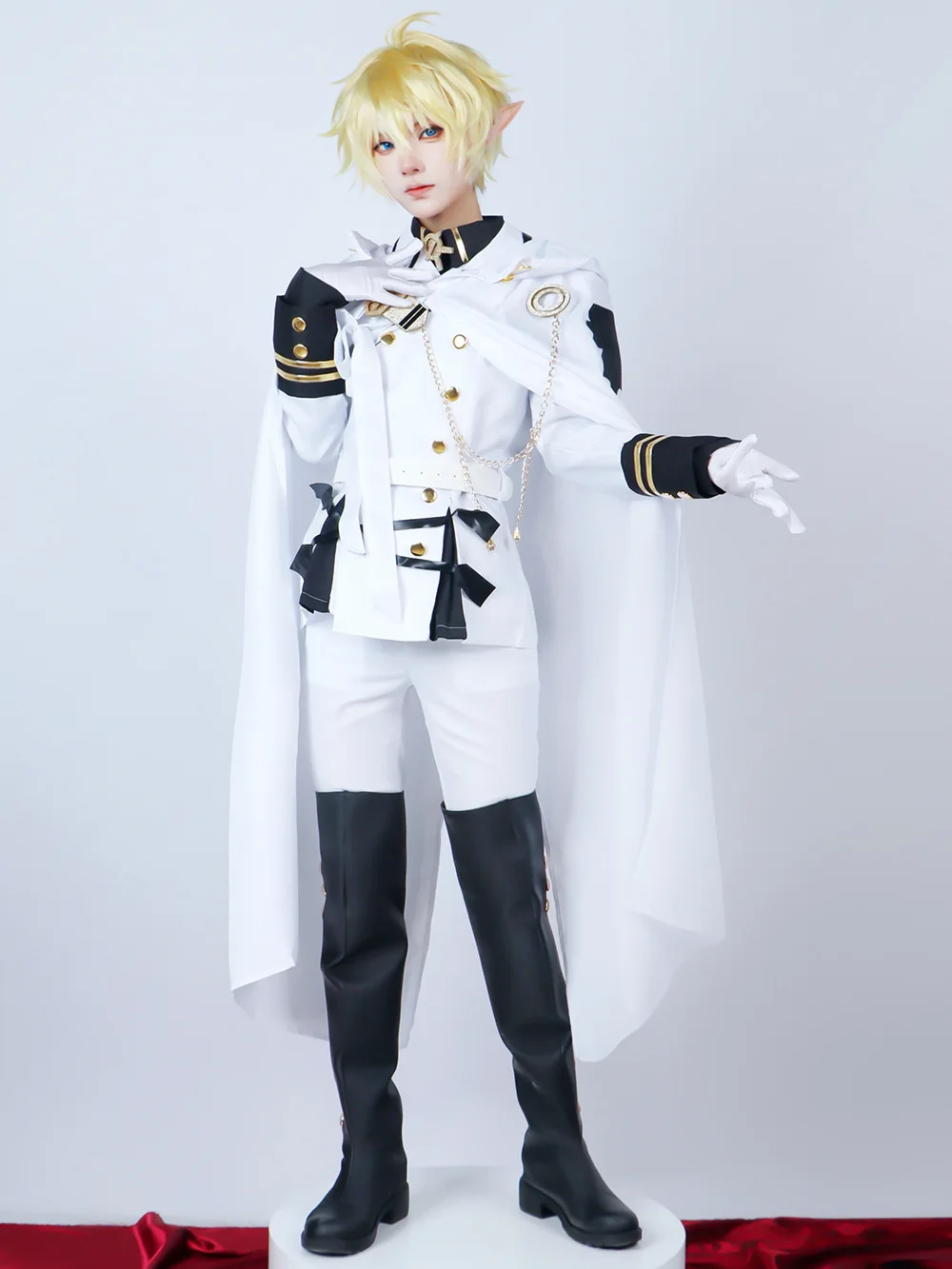Seraph of the End Yuichiro Hyakuya Imperial Army Uniform Cosplay Costume