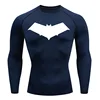 Compression Shirt Men's Running T-shirt Long sleeve Bodybuilding Fitness Top Sweat Gym Workout Second Skin rashgarda MMA Short 5