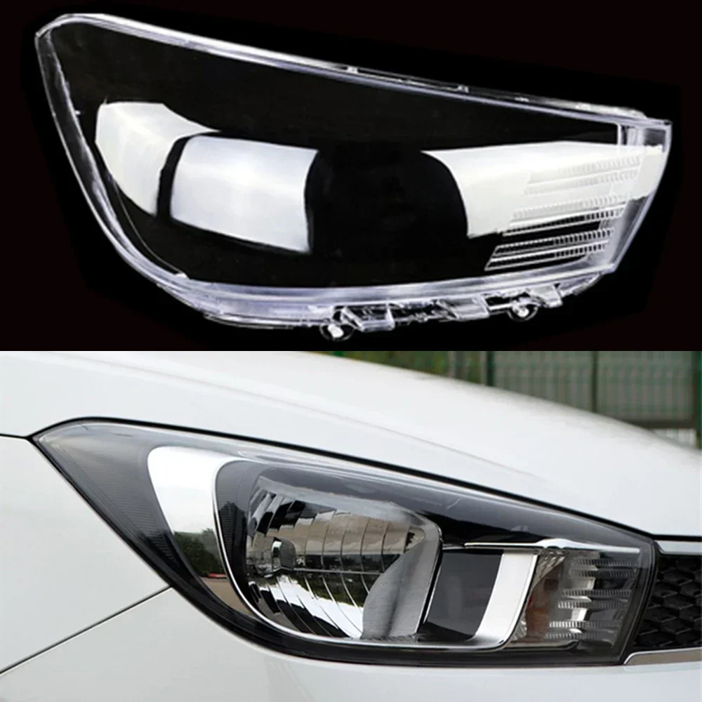 

Headlight Cover Shade Transparent Headlamp Shell Lampcover Lens Plexiglass Replace Original Lampshade For Kia Pegas 2017~2020