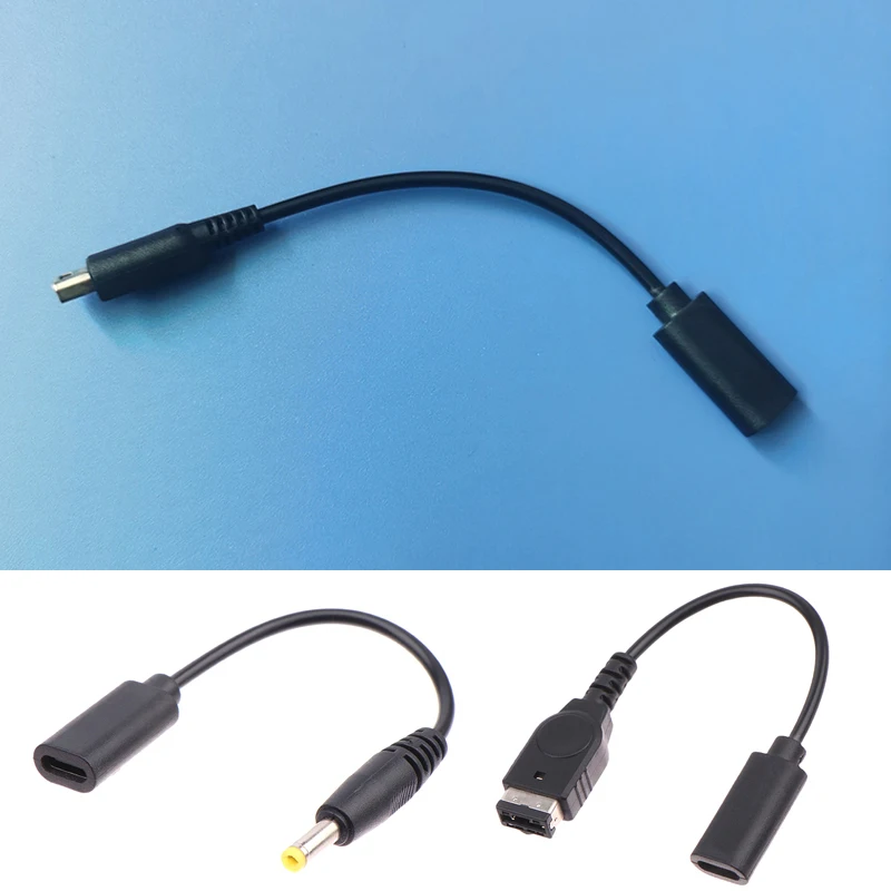 1개 USB C 충전 케이블 코드 타입 C NDSI 3DS 2DS XL/LL 뉴 3DSXL/3DSLL USB-C to GBA SP 전원 케이블 게임 액세서리