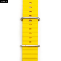 High-Performance Silicone Sport Strap for Apple Watch (Yellow)