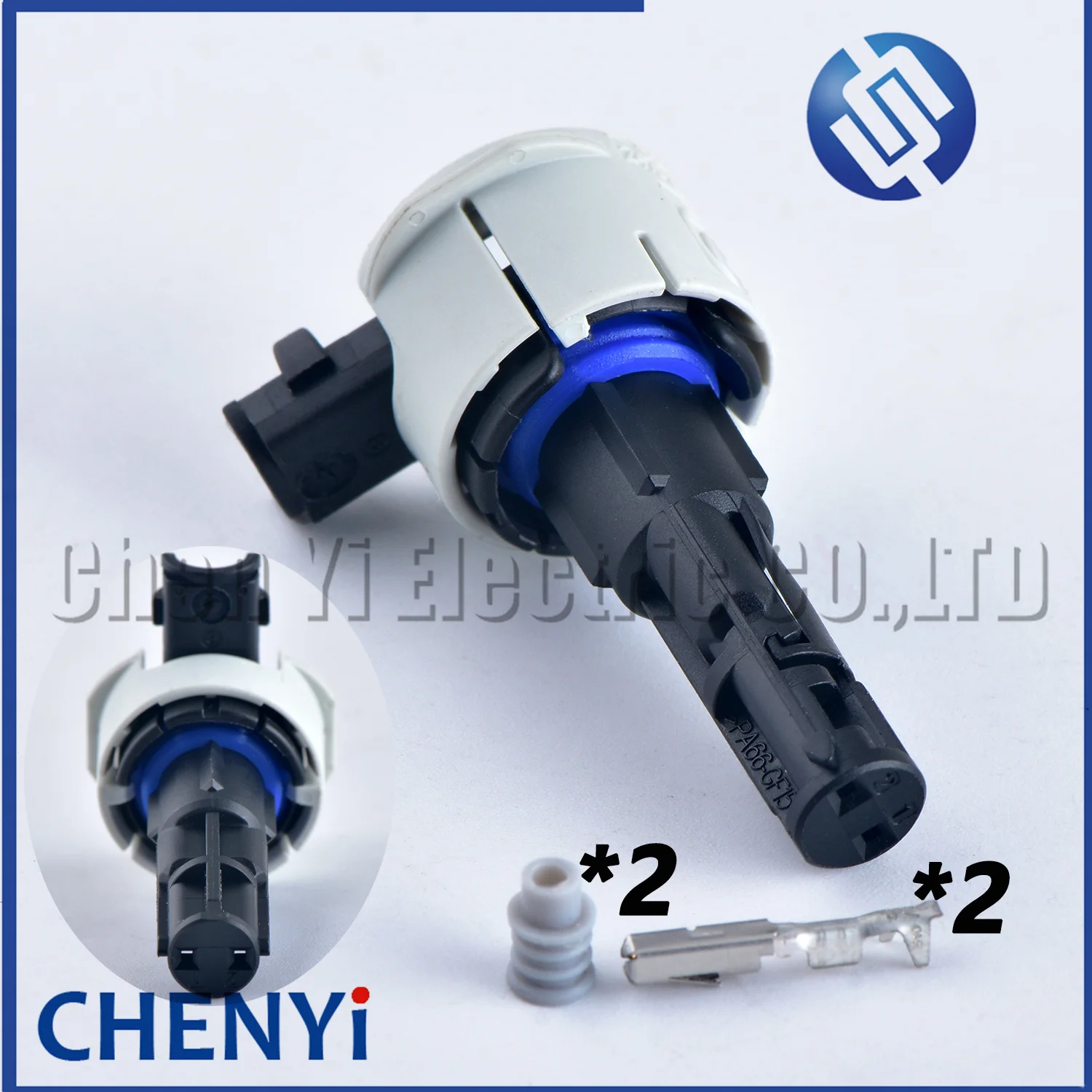 2-poliger automatischer wasserdichter Stecker elektrischer  