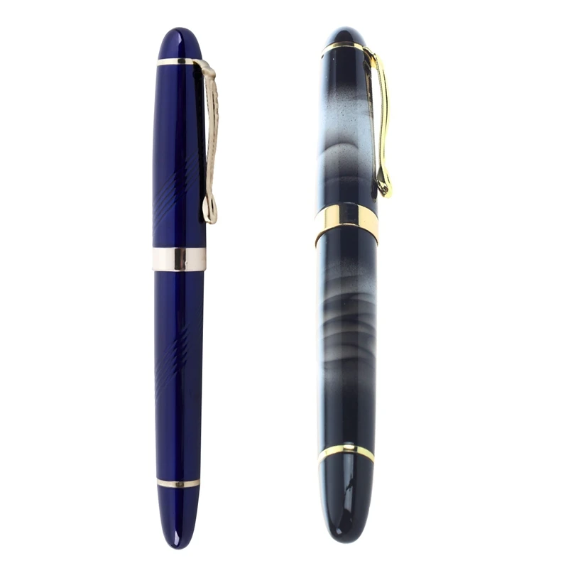 

Ручка перьевая JINHAO X450 18 KGP 0,7 мм, фоторучка синяя и JINHAO X450 18 KGP 0,7 мм, фоторучка с темными облаками
