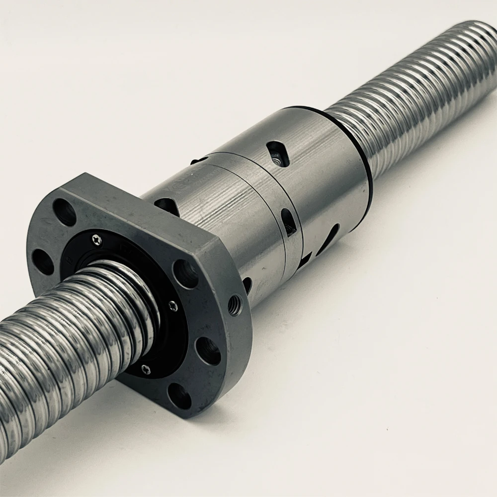 C5 Machined Ballscrew DFU2005 Customizable Any Size Roller Ballscrew With Double Ball Nut For CNC Parts rm2005 Ball Screw roller ballscrew